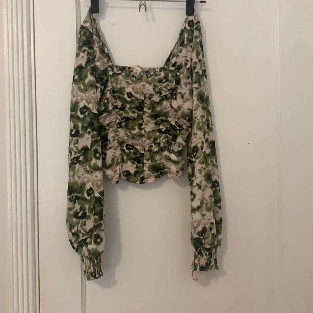 Open Edit Ruched Top